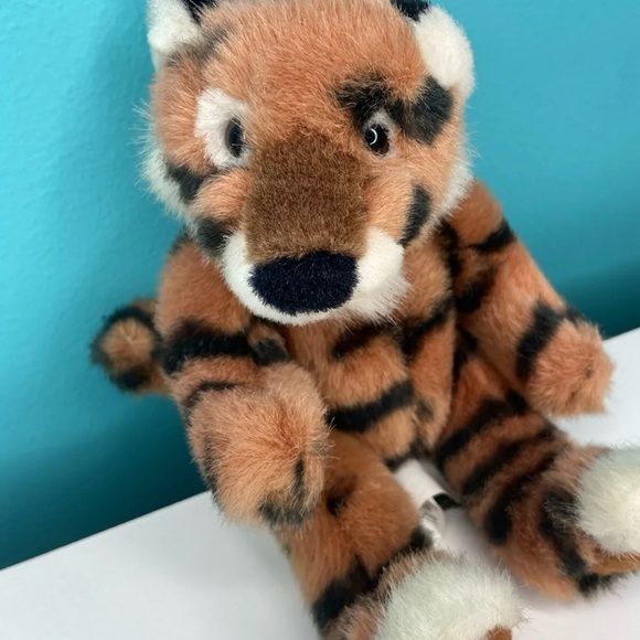Russ Tiger Cub Tickles Plush Vintage Big Cat Stuffed Animal 8” Rare - Picture 9 of 10